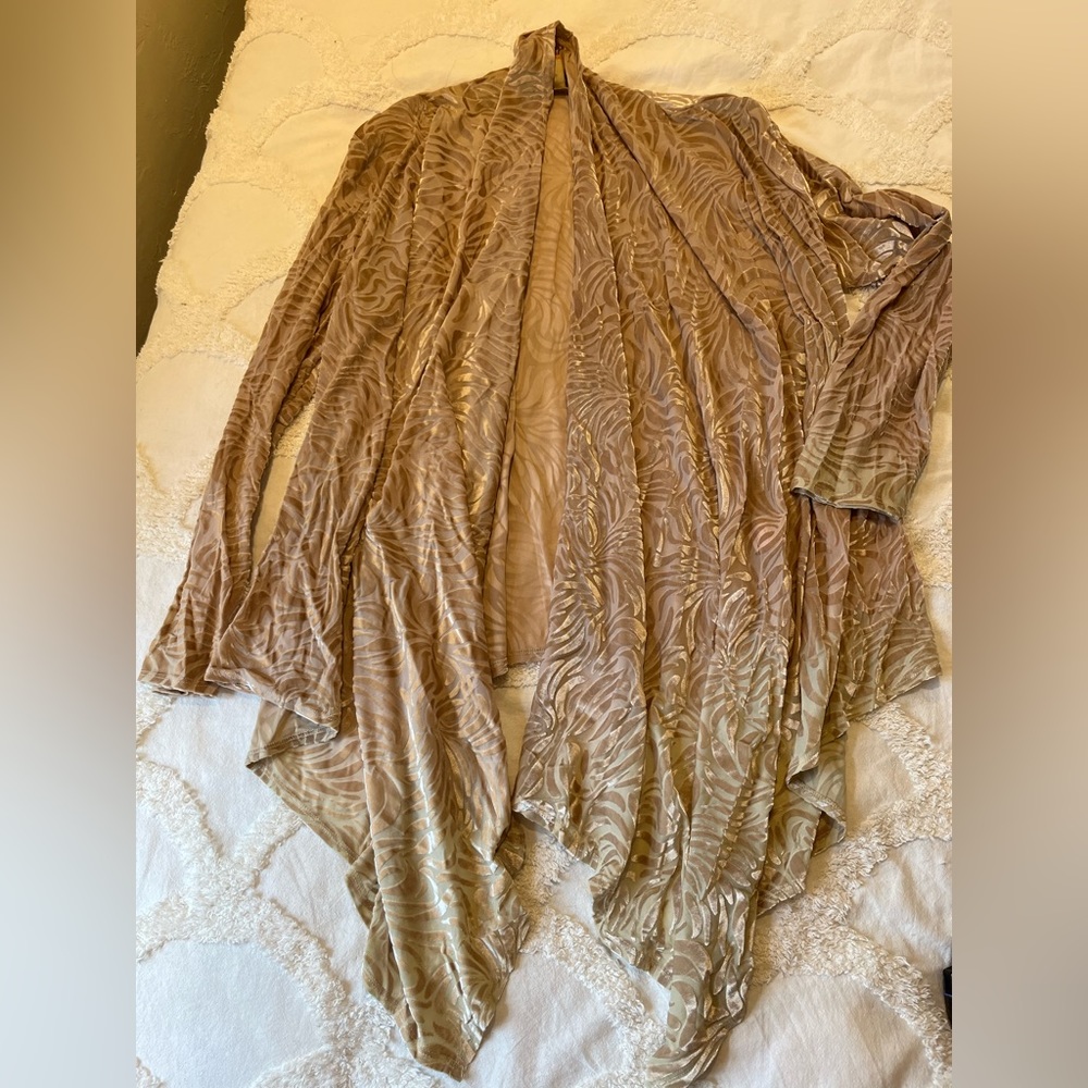Ruby Rd Gold Kimono